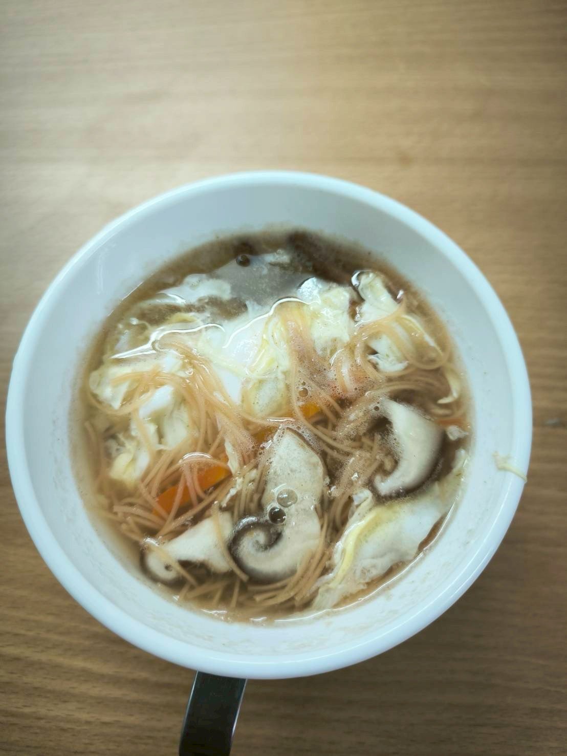 雞絲蛋麵