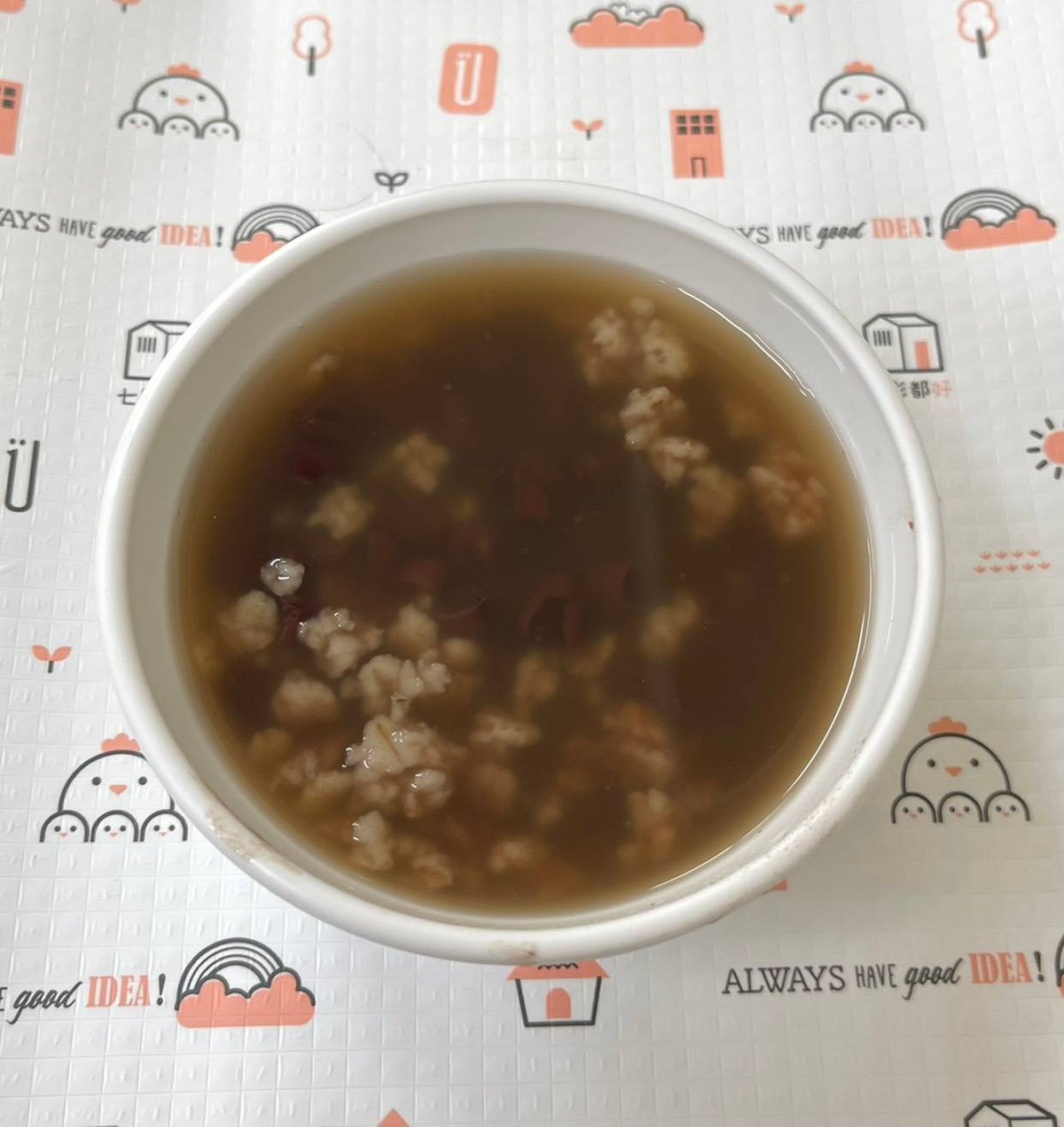 紅豆麥片粥