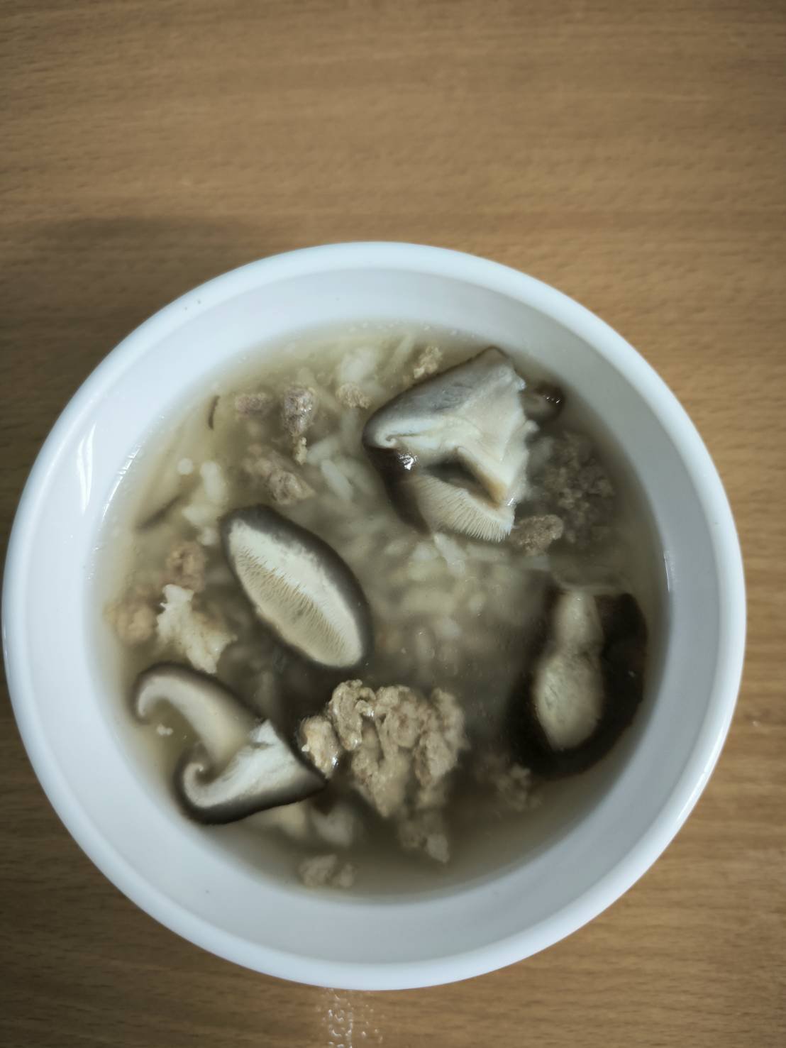 肉絲香菇粥