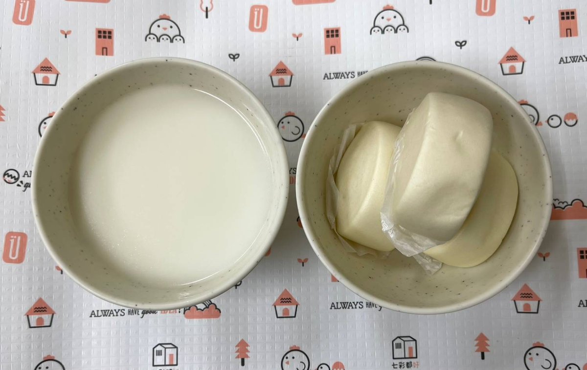 牛奶饅頭/牛奶