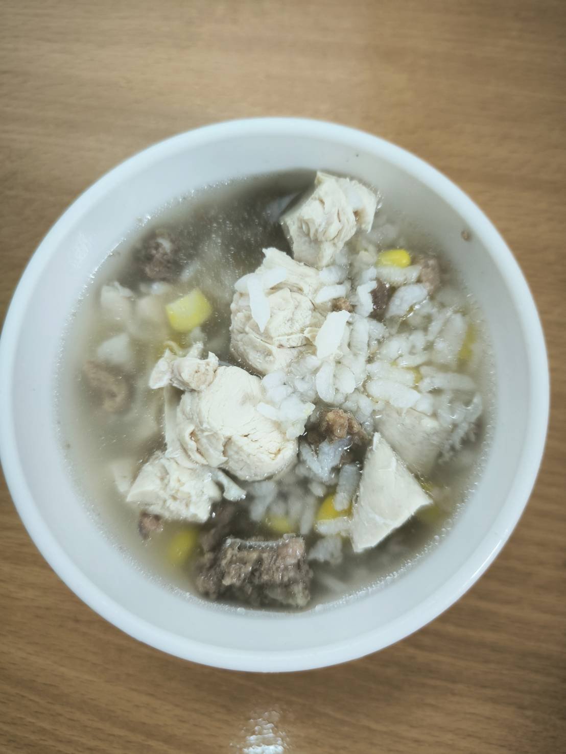 雞茸玉米粥