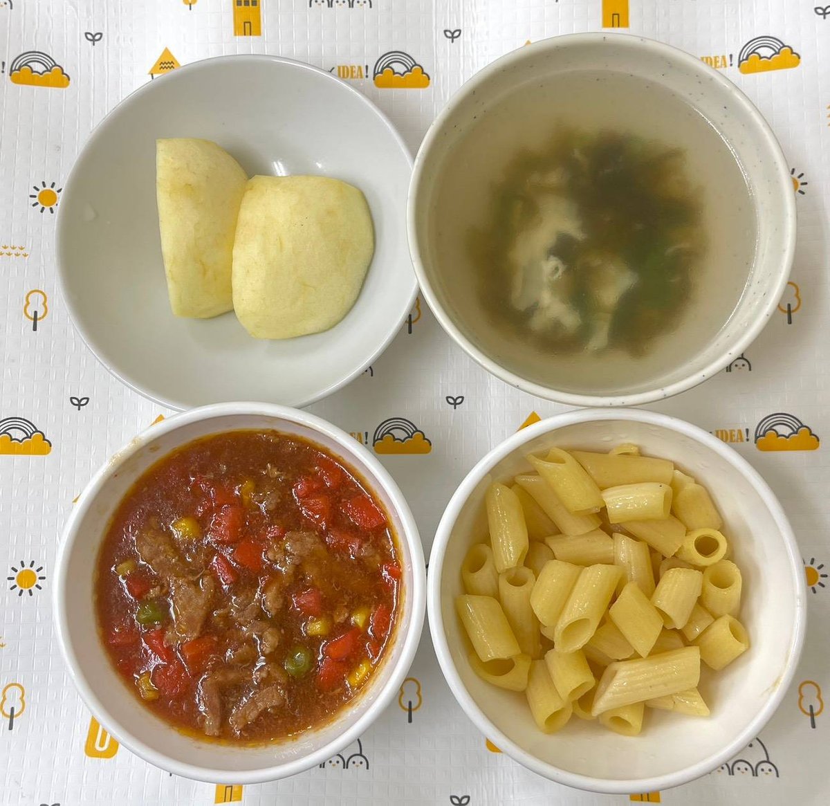 義大利肉醬麵/紫菜蛋花湯/季節水果