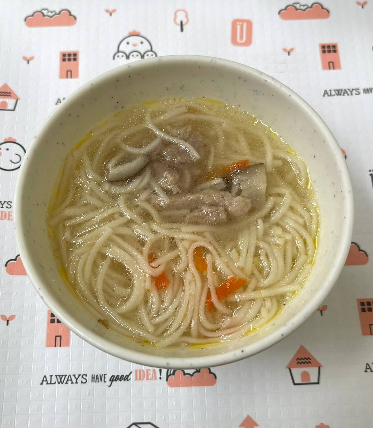 肉絲香菇麵線