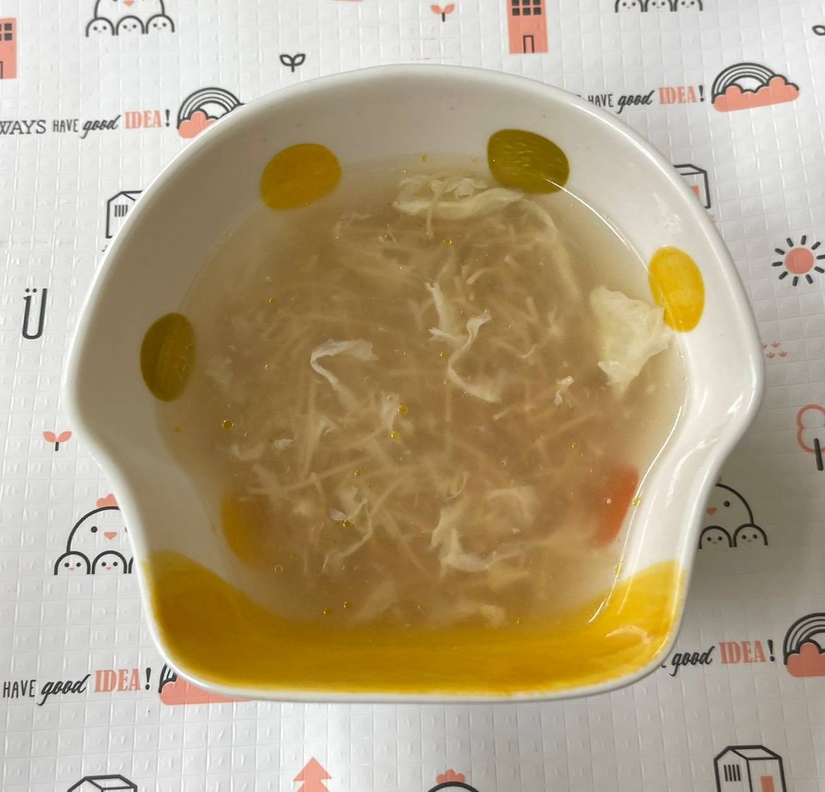 雞絲蛋麵