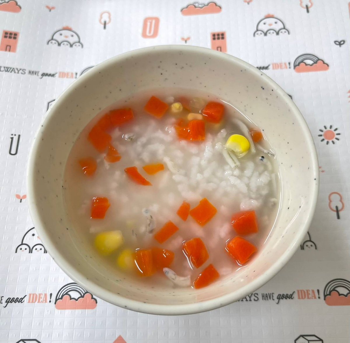 吻仔魚粥