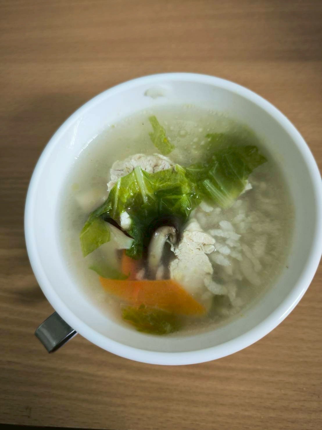香菇雞絲粥