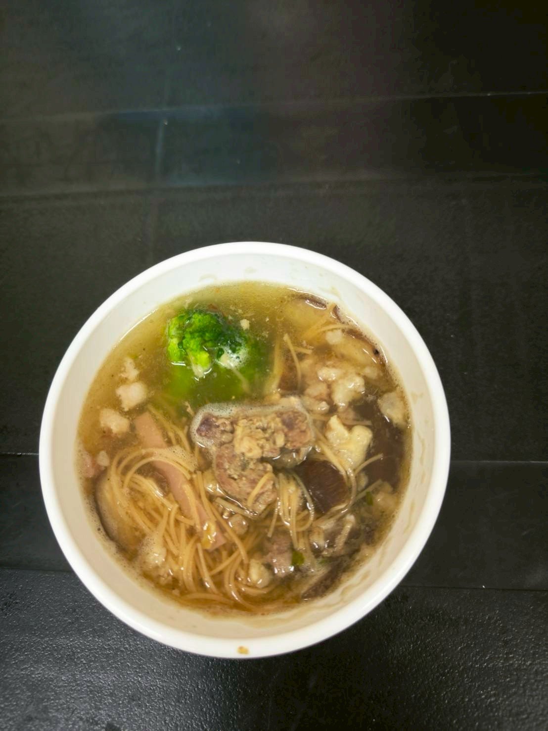 肉絲香菇麵線