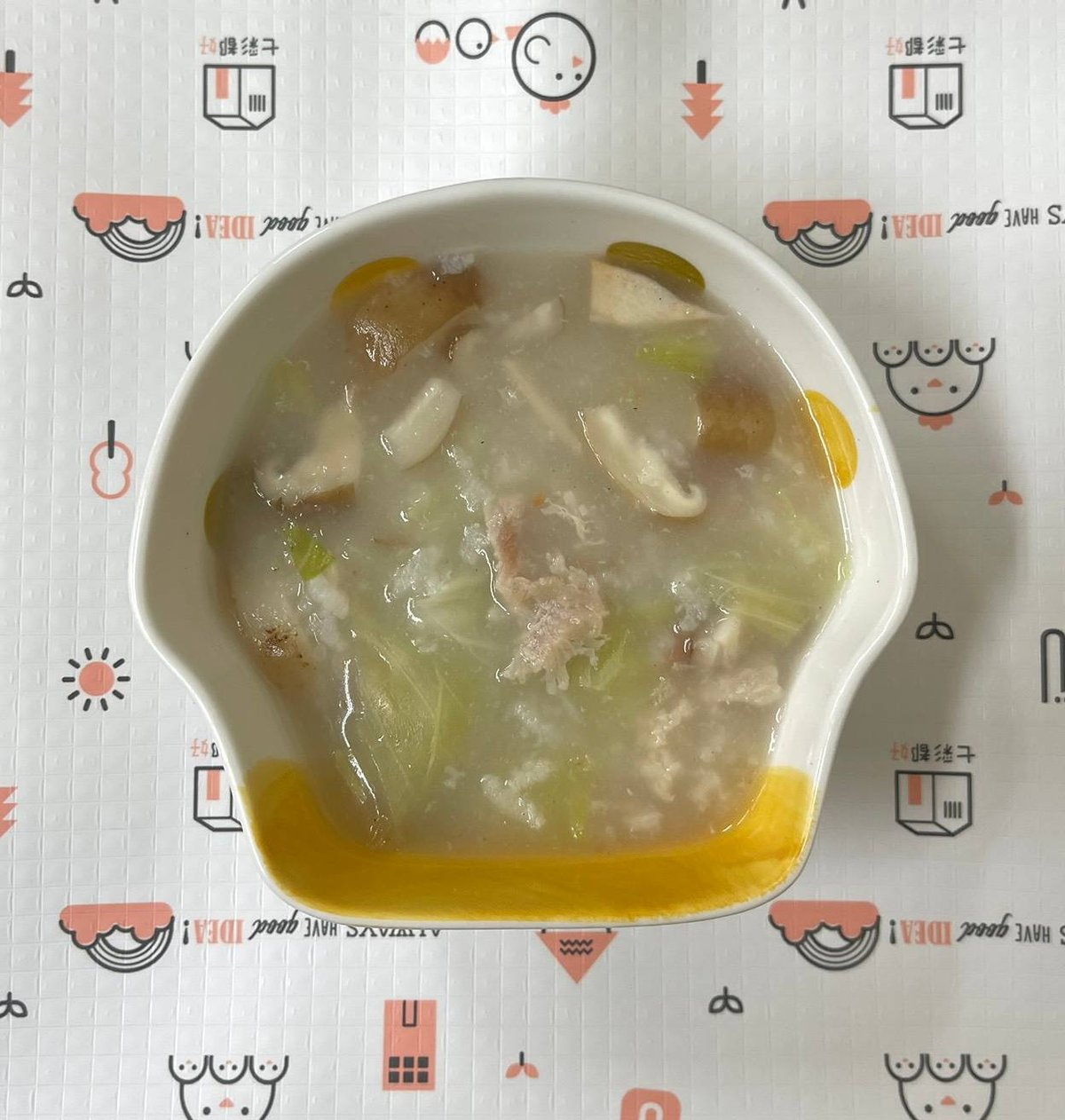 香菇雞絲粥